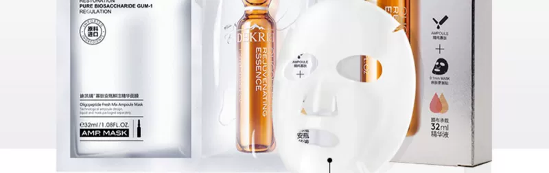 Mặt nạ tinh chất chai Dikai Ryan cao tinh chất oligopeptide tinh chất trị mụn dưỡng ẩm làm mờ vết thâm mụn chính hãng - Mặt nạ mặt nạ gạo nhật