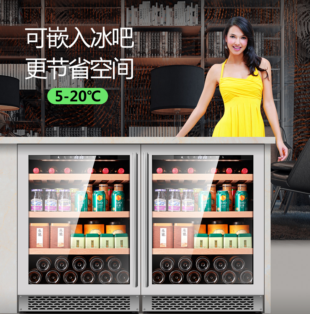 giá tủ rượu gỗ PULADI / Platti nhúng đá thanh nhà phòng khách tủ lạnh trà nước giải khát rượu làm mát nhiệt lạnh - Tủ rượu vang tủ rượu bằng sắt