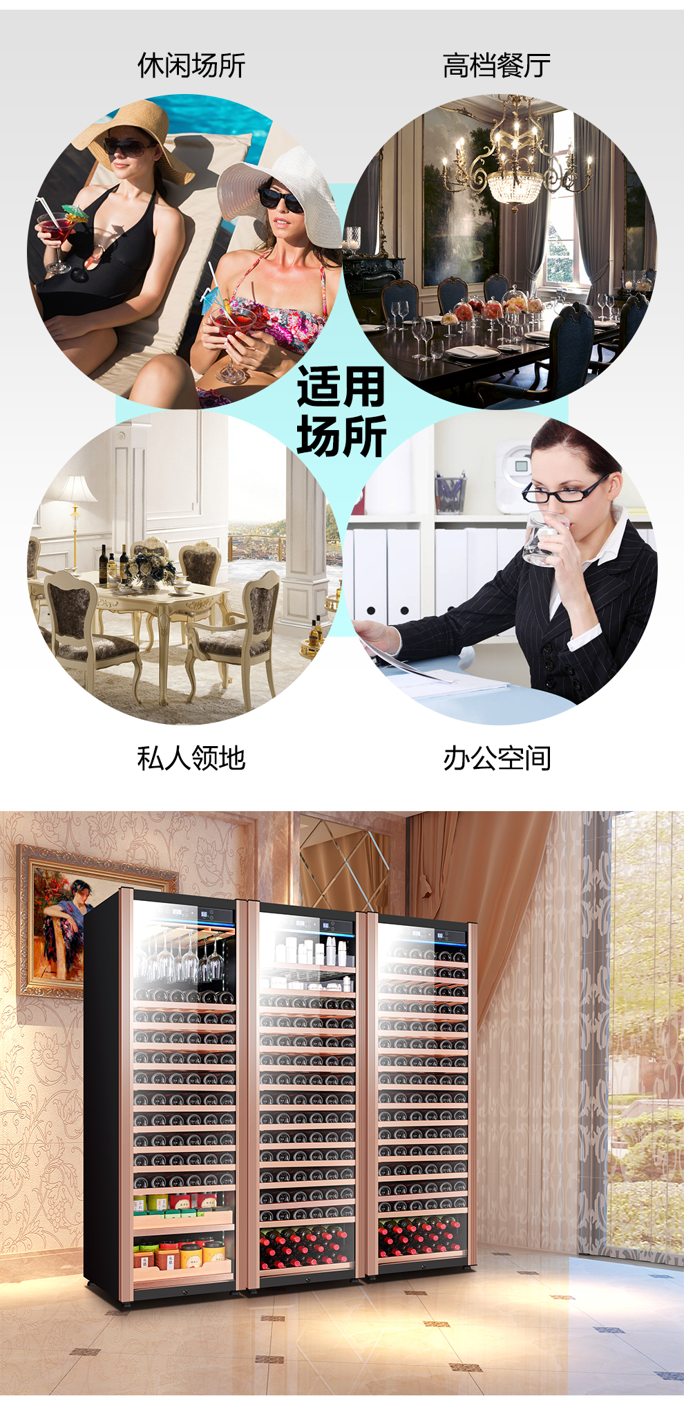tủ ruou PULADI Prati Rượu làm mát nhiệt độ và độ ẩm không đổi rượu vang Tủ lạnh trà tươi giữ máy nén xì gà - Tủ rượu vang tủ rượu nhỏ đẹp