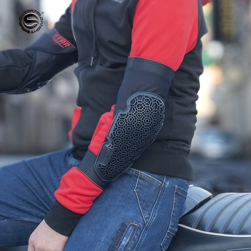 Star rider motorcycle motorcycle summer anti-fall honeycomb elbow guard knee pad ice sleeve breathable anti-fall protective gear riding equipment