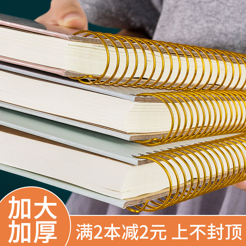 Large Number Coil Ben Thickened Retro Grand Notes Benson Art Refinement b5 Brief Creative Personality Little Clear New Note Matter undergraduate student cohorts study with class notebook stationery big day scorebook