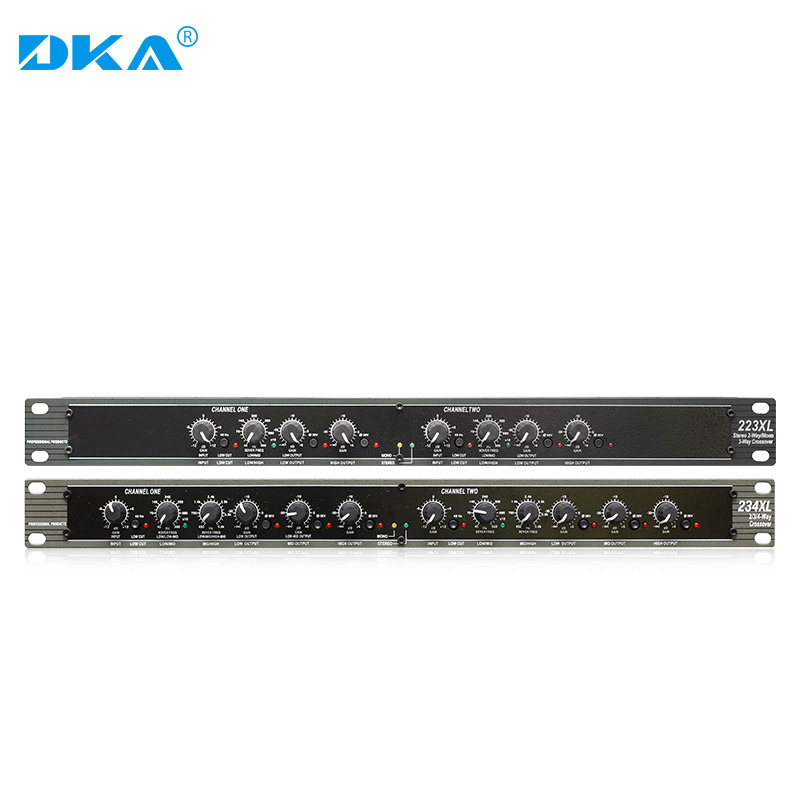 DKA 223XL 234XL audio splitter stereo two-three frequency divider high, medium and low frequency band electronic divider