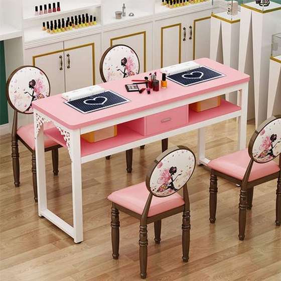 싱글 더블 매니큐어 테이블 매니큐어 테이블과 의자 세트 작은 일본식 매니큐어 테이블 트리트먼트 경제적 인 신제품