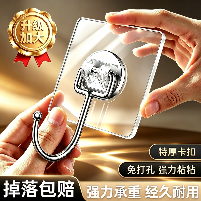 Strong Adhesive Hooks, No Need for Drilling, Traceless, for Hanging on the Wall Behind the Door, Heavy-Duty, Strong Wall Hooks for the Kitchen, Wall-Mounted Sticky Hooks Strong Adhesive Hooks, No Need for Drilling, Traceless, for Hanging on the Wall Behind the Door, Heavy-Duty, Strong Wall Hooks for the Kitchen, Wall-Mounted Sticky Hooks
