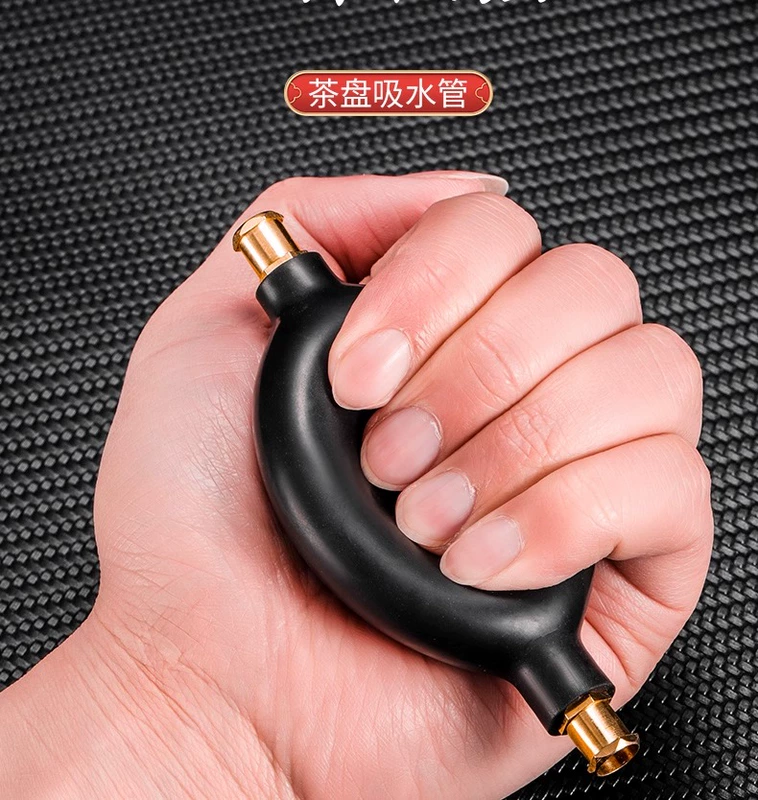 Ống thoát nước khay trà có bóng thấm hút bàn trà bàn trà ống thoát nước chống đóng băng và chống nấm mốc ống thoát nước bộ ấm trà