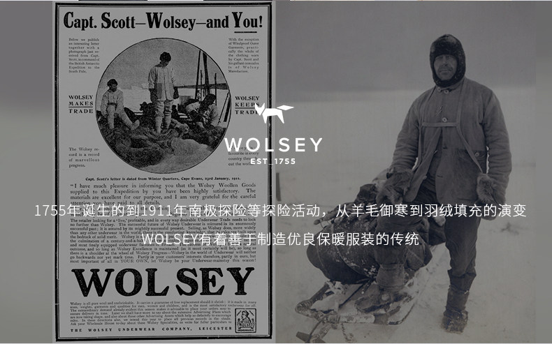 WOLSEY 男女款 雪橇服仿羊羔绒外套 图7