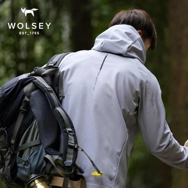 Wolsey Pennine Outdoor Soft Shell Jacket Men's Windproof Plus Velvet Warm Hooded Jacket Jacket Liner Mountaineering Jacket