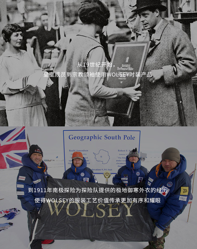 WOLSEY 男女款 雪橇服仿羊羔绒外套 图10
