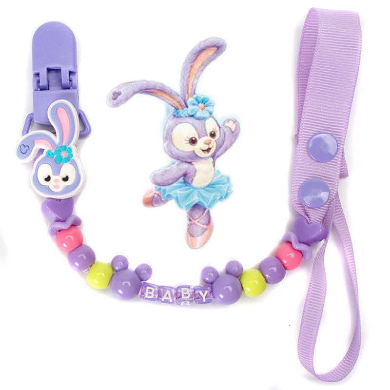 Baby pacifier anti-drop chain tooth bite glue anti-drop with toddler toy cartoon rope bite let-loss clip universal