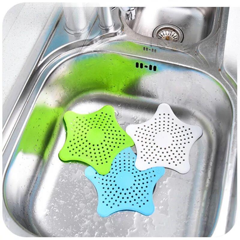 Sea Star Silica Gel Filter Kitchen Sink Hair Anti-Clogging Floor Drain Sewer Filter filter washbasin anti-leaking mesh