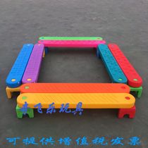 Eight Pieces Group Balance Haptic Board Sensation K Training Equipment Feel Integrated Balance Tactile Balance Wood wood bridge