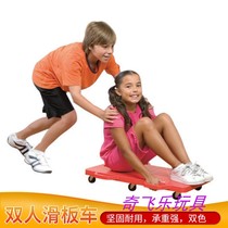 Carlemmy double scooter plastic big number six-wheeler early to teach kindergarten childrens sensory system sports equipment