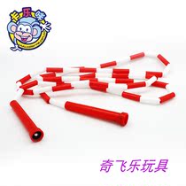 Carlemmy single soft bead tube jump rope abrasion-proof and sturdy without knotted base handle comfortable and easy to grip jump rope