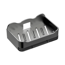 Hole-free soap box wall-mounted double-layer soap drain box home bathroom toilet wall soap storage rack
