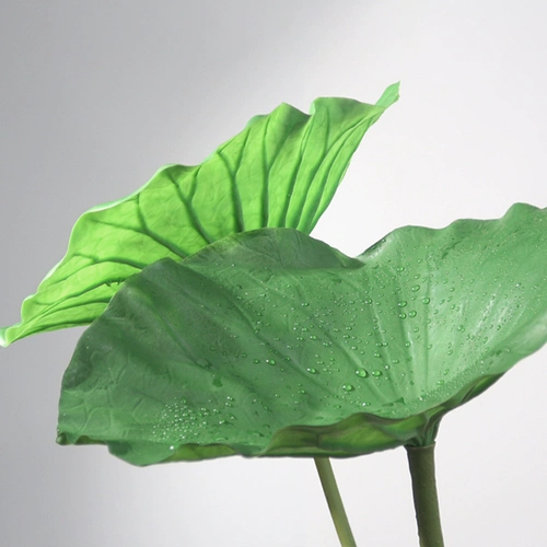 Симуляция лотос прохождение пластиковая лотос Pum Puman разбитый цветочный затяжение на воде зеленый растение цветочная сцена украшения