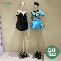 Korean clothing store womens clothing display rack window display model props half-length head large flat shoulder shrug dummy