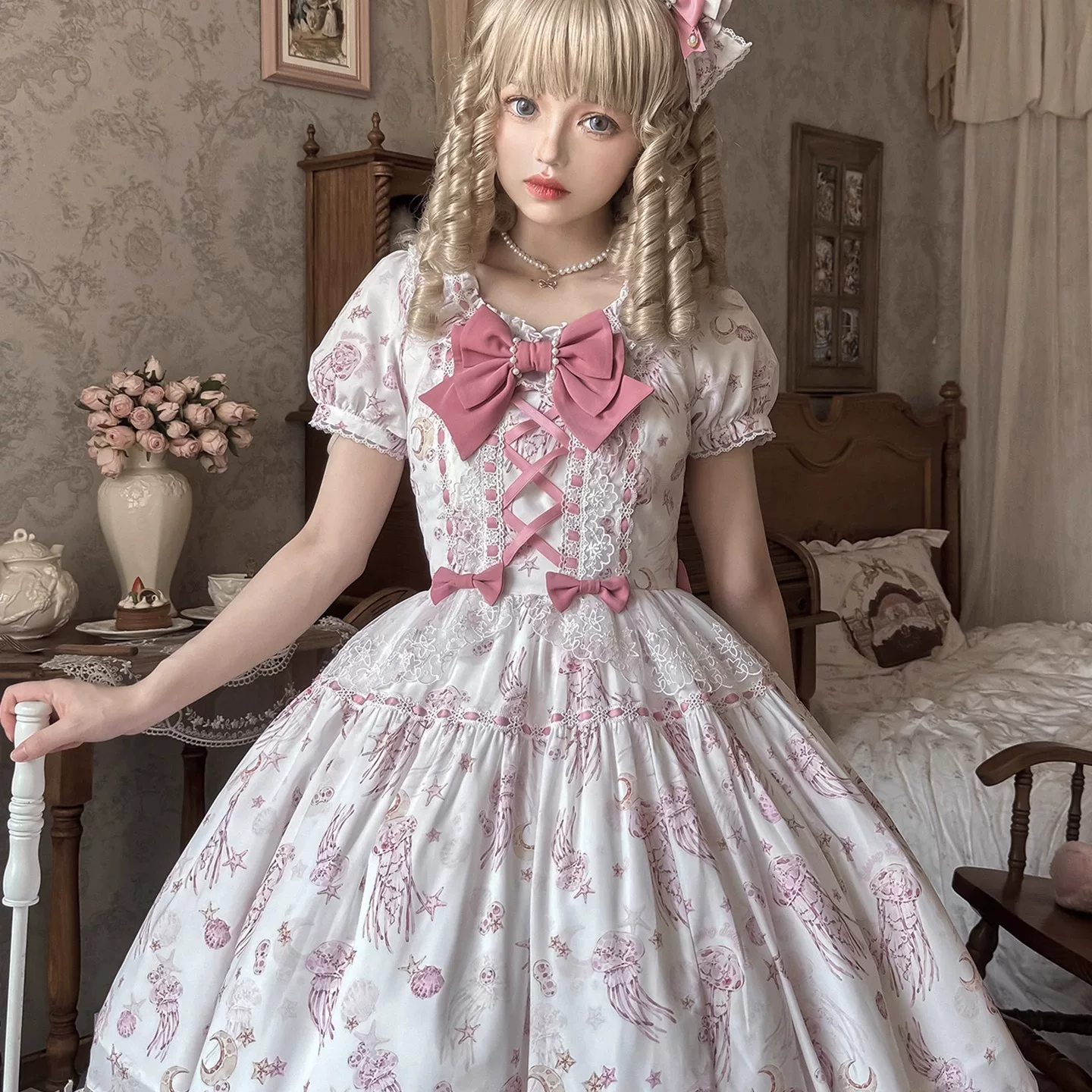 Искреннее милое платье, (Physicals), стиль Лолита, Lolita Jsk, Lolita OP