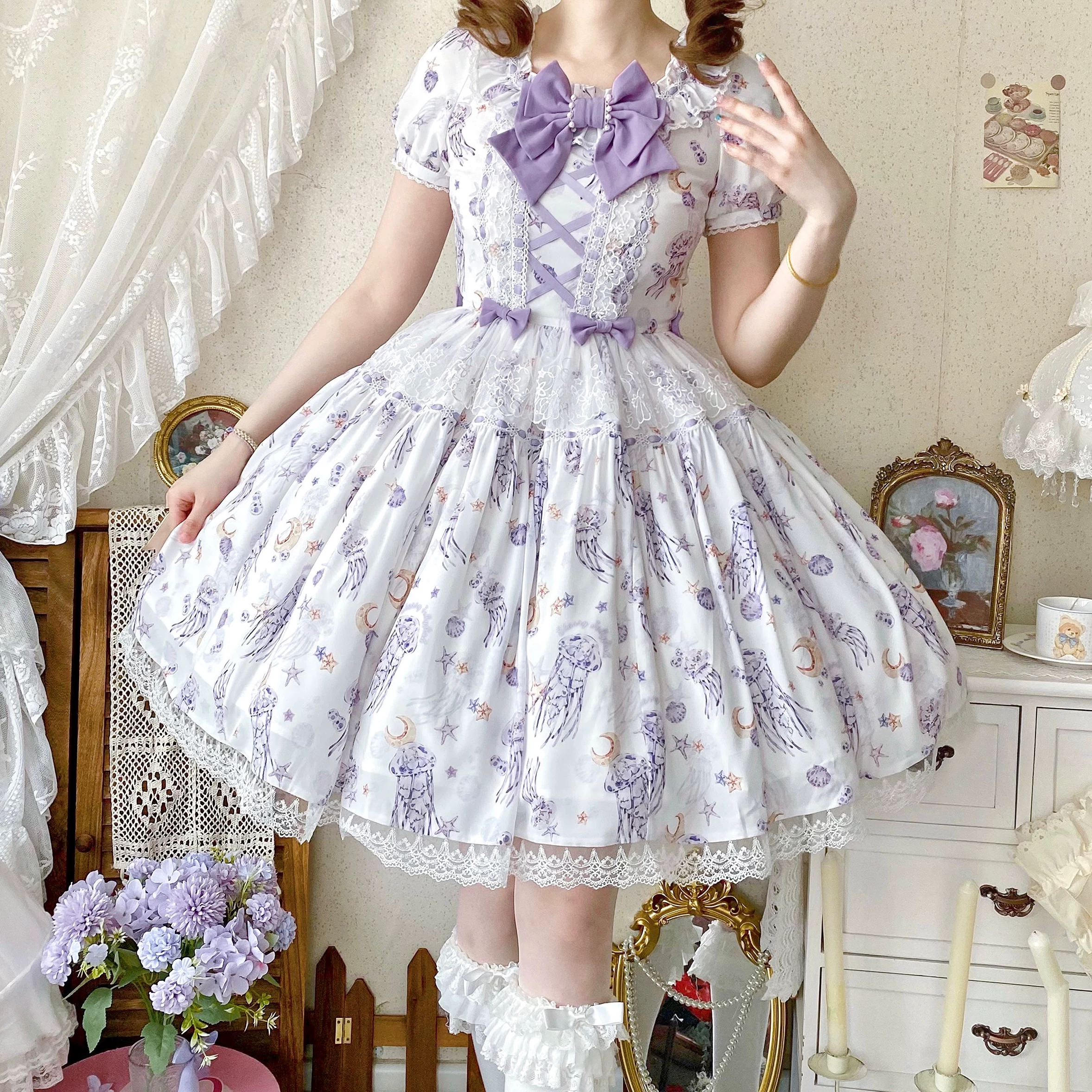 Искреннее милое платье, (Physicals), стиль Лолита, Lolita Jsk, Lolita OP
