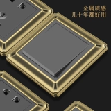 Ретро бронзовый переключатель, световая панель, настенная вилла для отеля