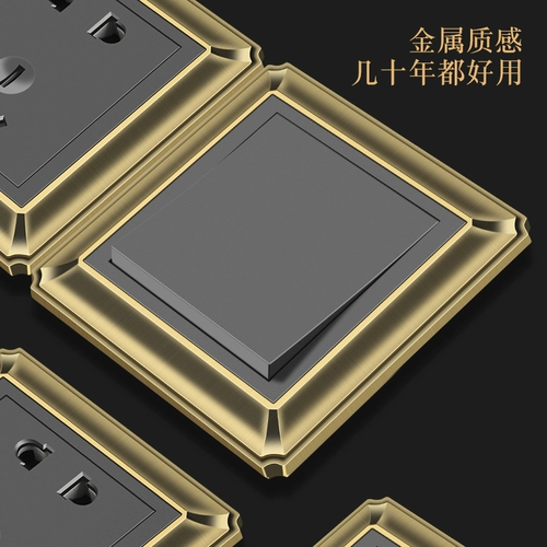 Ретро бронзовый переключатель, световая панель, настенная вилла для отеля