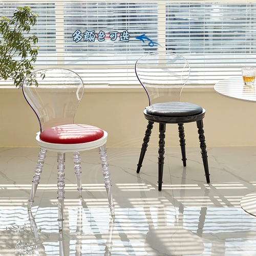 Norchair акриловый свет роскошный обеденный стул Небольшой квартира Дизайнер Стул Стул Стул для макияжа