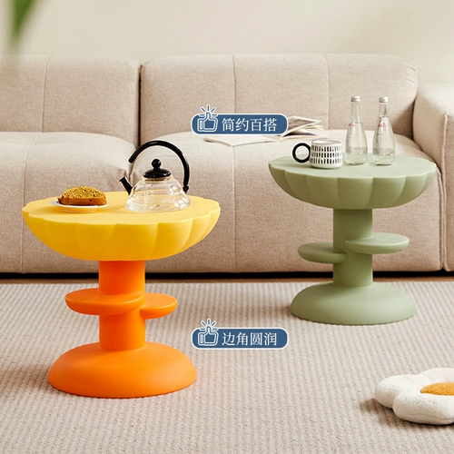 NORCHAIR Интернет-знаменитости, кремовый стиль, цветочный чайный домик, простой современный креативный столик для гостиной, небольшой столик для квартиры