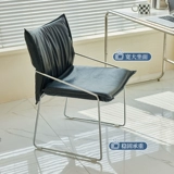 NORCHAIR Дизайнер среднего возраста Light Luxury Dining Stable Простой офисный отдых 𫔮 Заднее стул Небольшой квартира Одинокое кресло