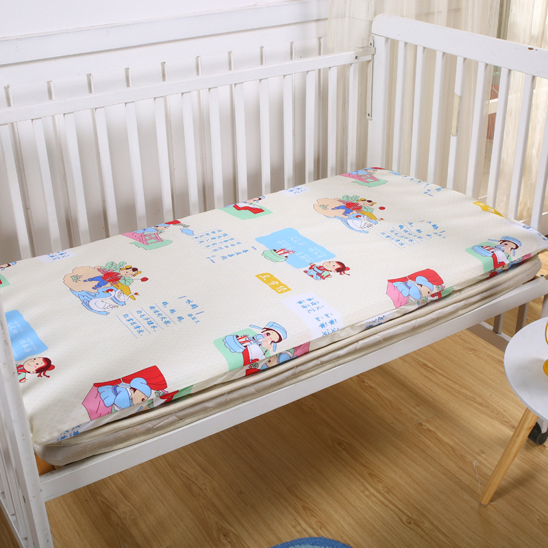 Kindergarten quilt three-piece set of pure cotton garden quilt children's bed sheet quilt cover baby bedding six-piece set with core