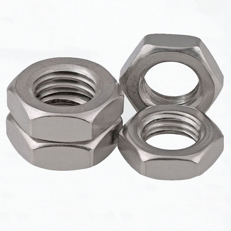 304 stainless steel flat thin tooth thin nut M16M18M20M22M24M27M30M33M36 *x1x1 5x2x3