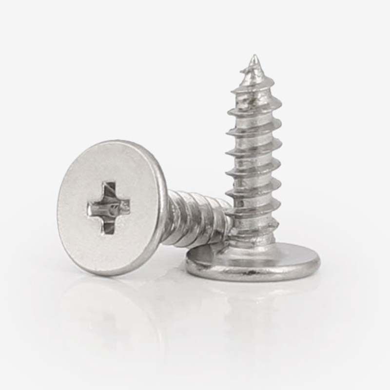 CA flat head self-tapping screw Large flat thin head screw sub-head-tail self-tapping cross M2 5M3M4