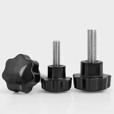 M4M5M6M8M10 Plum blossom handle Hand screw Star handle Plastic seven star bakelite screw bolt