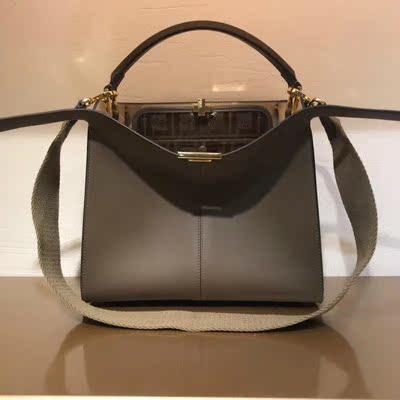 Style 10Domestic purchasing agent quality goods Cofandi Litchi peel peekaboo kitten Little monster Bucket bag One shoulder Messenger Female bag