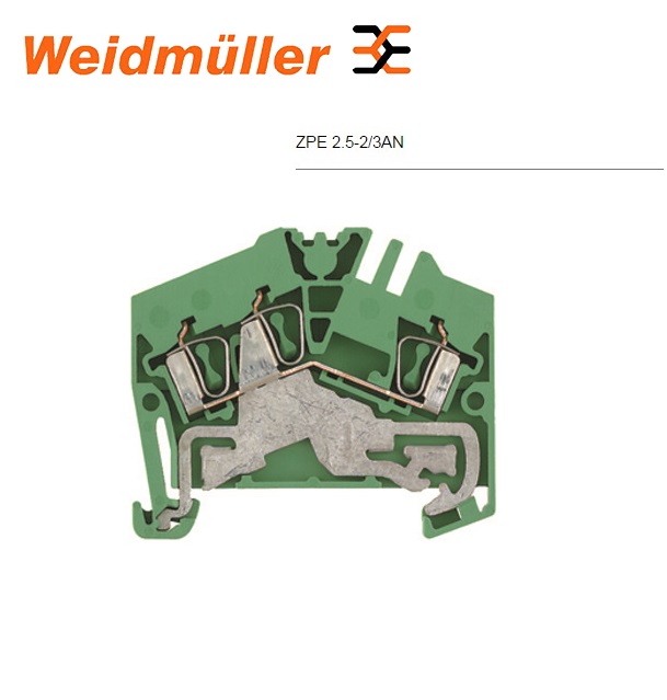 ZPE 2 5-2 3AN Weidmüller new original ground terminal 1706090000