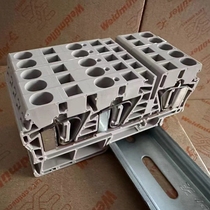 ZDU6 3AN Weidmüller Z series one in and two out 6 square spring type terminal block 7907410000