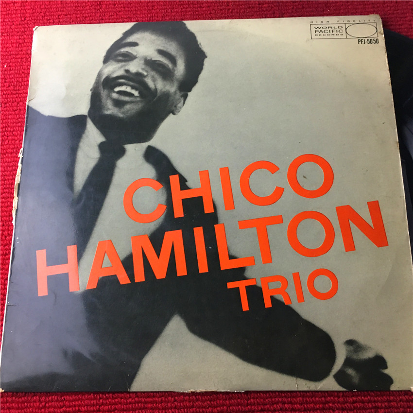 The chico hamilton trio R version LP Black Gel Record Box 195
