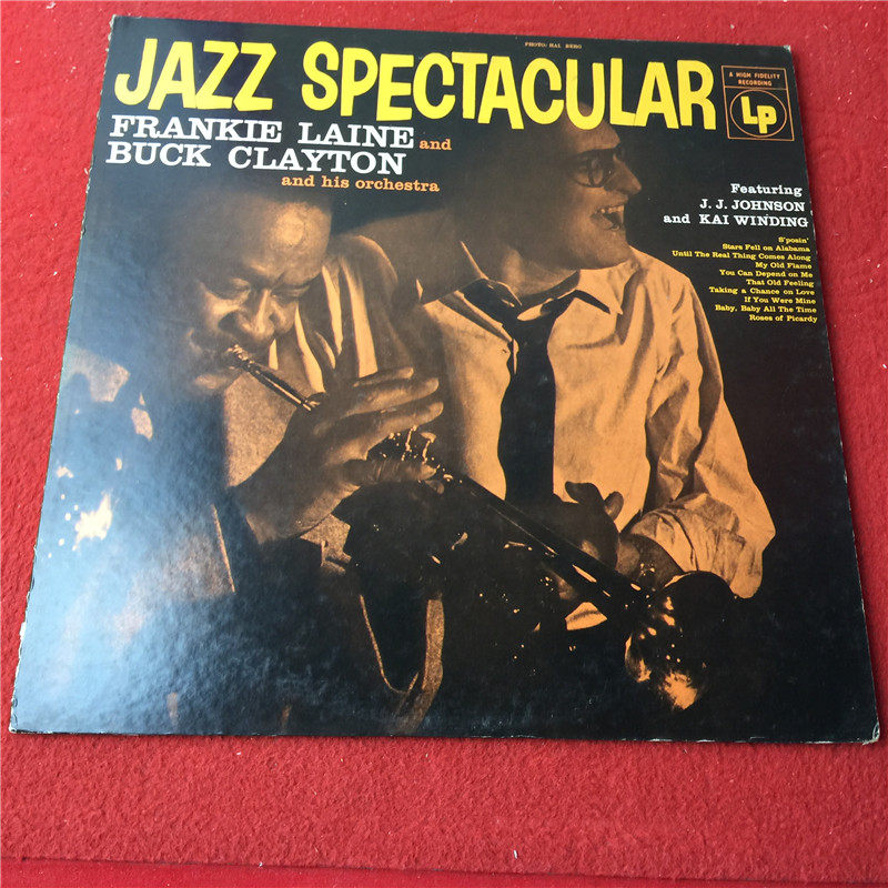 Виниловая пластинка Jazz Spectacular Фрэнки Лейна и Бака Клейтона LP Изображение 1