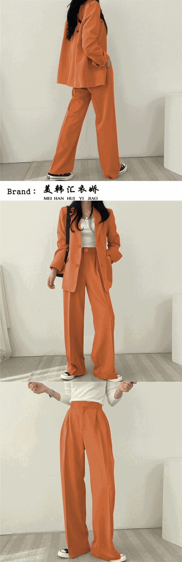 Трансграничная торговля, розовый пиджак классического кроя, осенний дизайнерский комплект, тренд сезона              