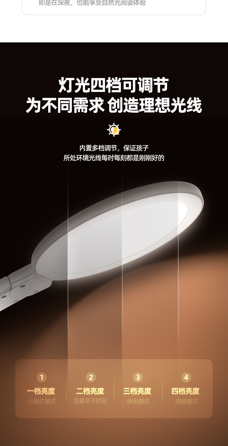 AA级 鑫诺仕 led护眼台灯 图6