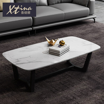 Shan Tina Nordic style marble coffee table ins style net red light luxury modern simple size apartment living room furniture