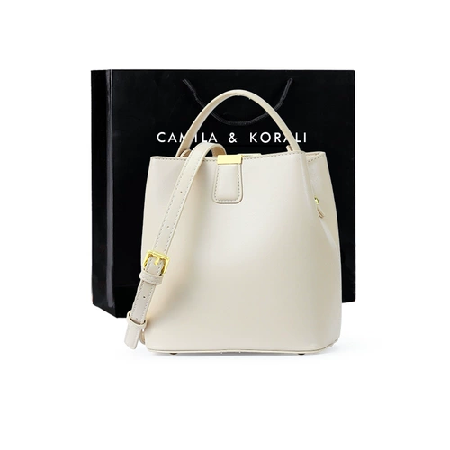 Портативная сумка на одно плечо, вместительное и большое демисезонное модное универсальное трендовое ведро, коллекция 2021