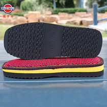 Ruziniu hand-woven woolen cotton shoes and slippers soles non-slip and wear-resistant rubber and plastic warm sponge shoe upper hooks