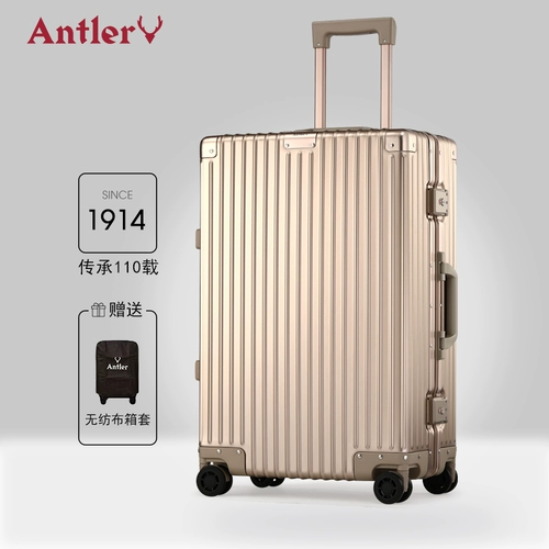 antler/安特丽 Металлический универсальный прочный чемодан, алюминиево-магниевый сплав, 20 дюймов