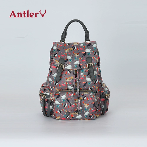 antler/安特丽 Школьный рюкзак для школьников для отдыха, трендовая вместительная и большая сумка, ноутбук для путешествий