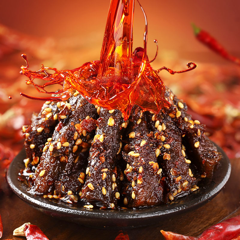 谭八爷麻辣牛肉50g*6