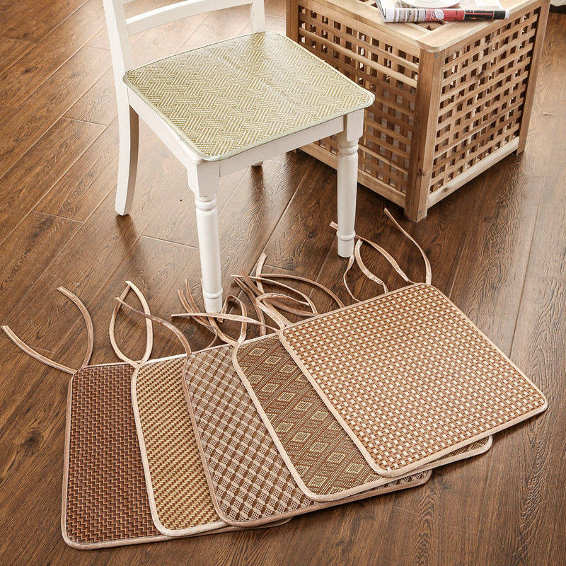 Ice silk mat cushion summer explosion style sponge mat dining chair cushion office ice rattan cushion students cool