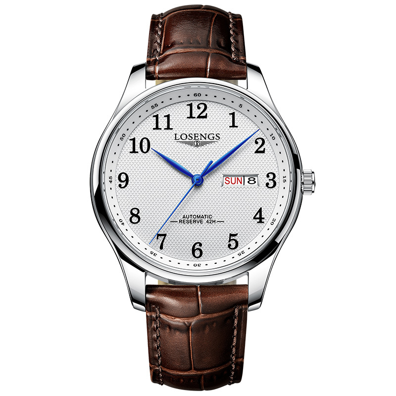 2026 New Model Swiss Genuine Master Watch Men's Mechanical Watch Fully Automatic Waterproof Fashion Business Leather Strap Men's Watch 2026 New Model Swiss Genuine Master Watch Men's Mechanical Watch Fully Automatic Waterproof Fashion Business Leather Strap Men's Watch