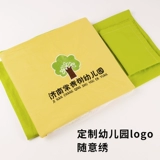 Хлопковый комплект для детского сада, одеяло, постельные принадлежности, 3 предмета, с печатью вашего логотипа