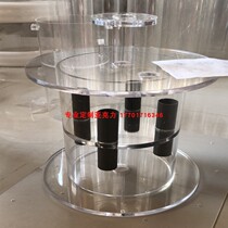 Transparent acrylic flange pipe water treatment equipment organic glass pipe upper and lower flange connection