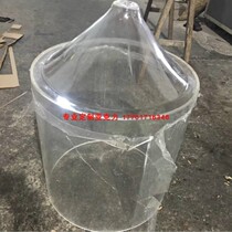 Process transparent acrylic funnel tapered diameter 100mm-900mm acrylic cone container