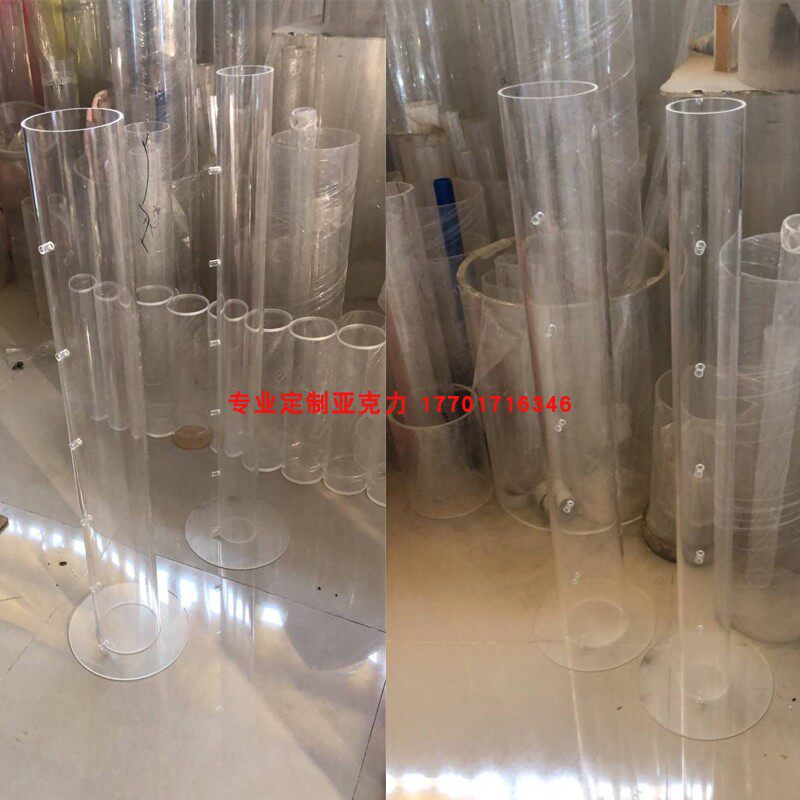 Bearing acrylic soil column organic glass tube soil column transparent soil column diameter 300mm 200mm